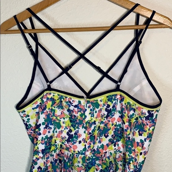 Adelyn Rae Anthropologie V-Neck Floral Romper Women’s Size Small - Picture 5 of 10